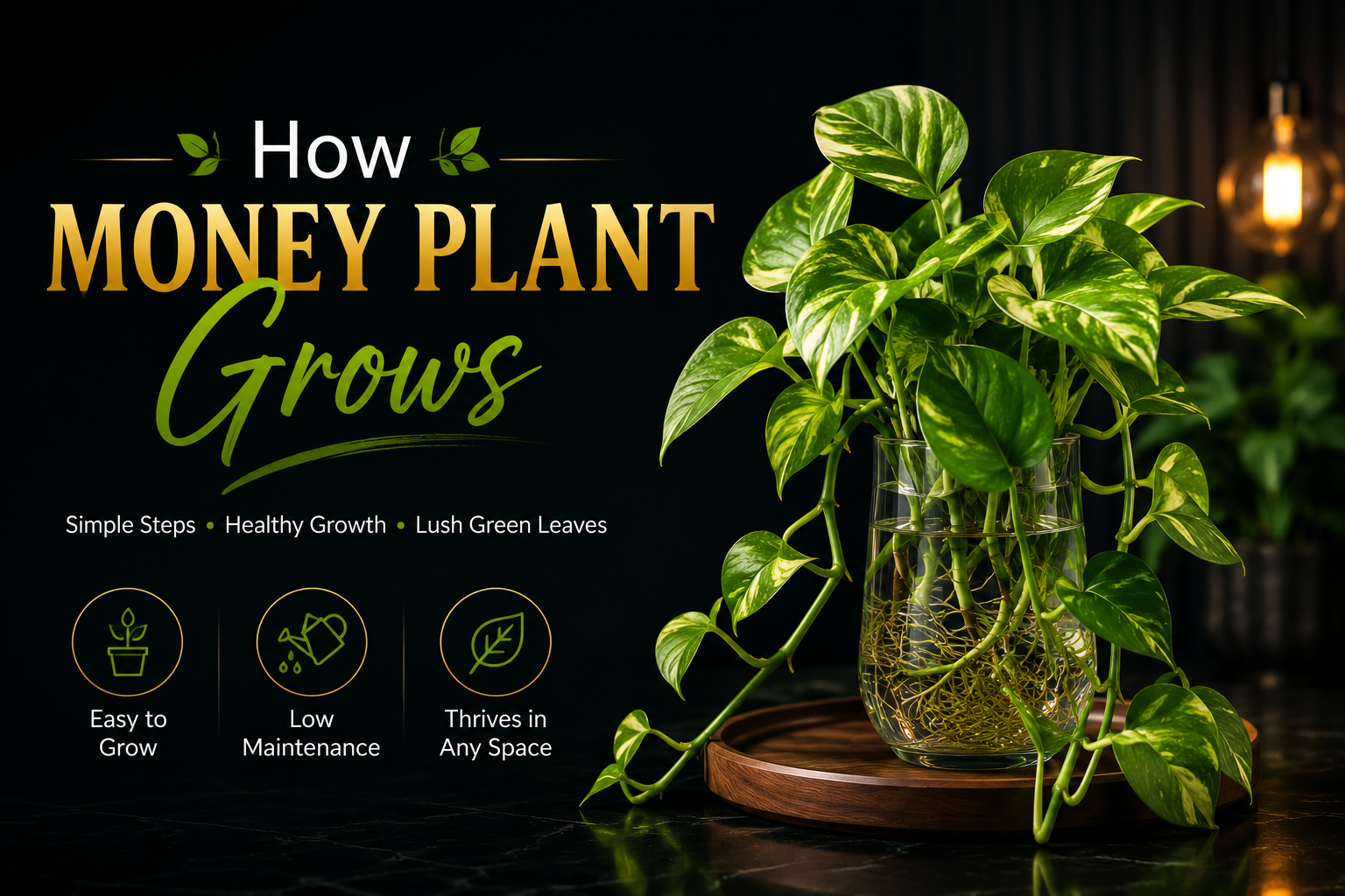 How Money Plant Grow -gardengik